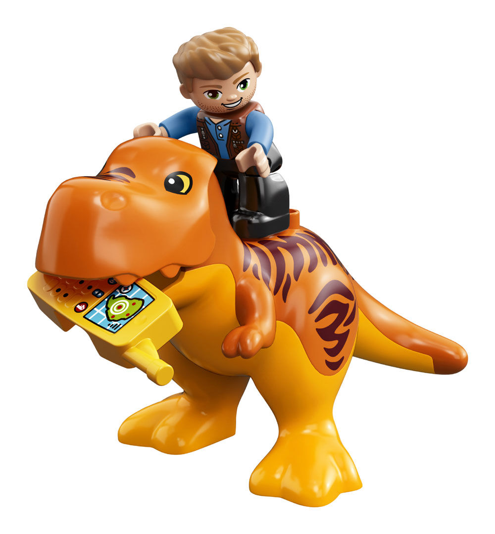 lego duplo t rex tower
