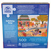 Spin Master Puzzles, Marie's Pumpkin Patch Jigsaw Puzzle 500 Pieces by Artist Fiona Lee with Wall Decor Poster