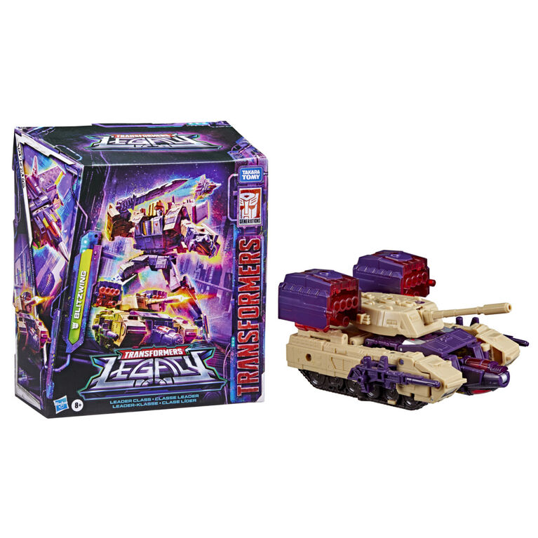 Transformers Toys Generations Legacy Series Leader Blitzwing Triple ChangerAction Figure, 7-inch