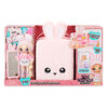 Na! Na! Na! Surprise 3-in-1 Backpack Bedroom Pink Bunny Playset with Limited Edition Doll