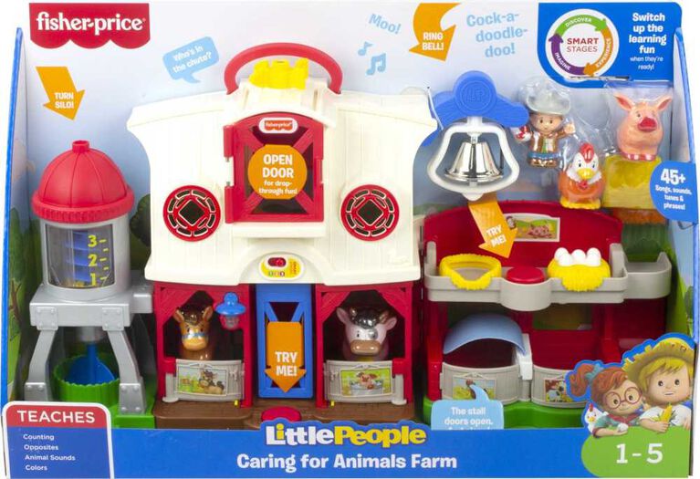 Fisher-Price - Little People - Ferme Soin des Animaux - Version anglaise et  française