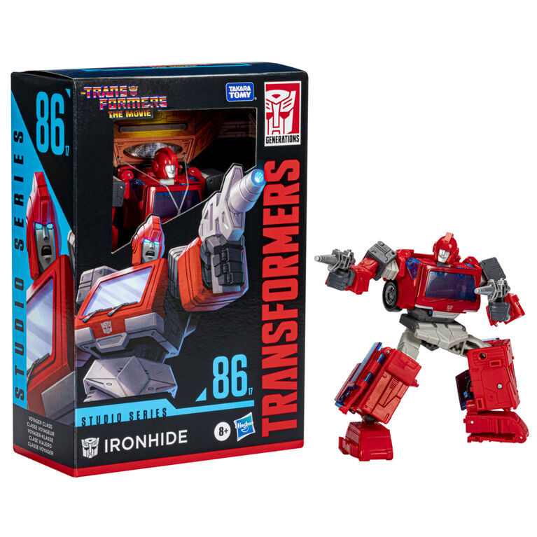 Transformers Studio Series 86-17, figurine Ironhide classe Voyageur de 16,5 cm du film Les Transformers : Le Film