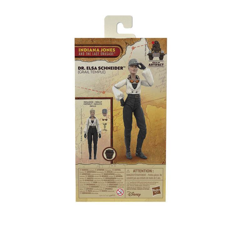 Indiana Jones and the Last Crusade Adventure Series Dr. Elsa Schneider, 6 Inch Indiana Jones Action Figures