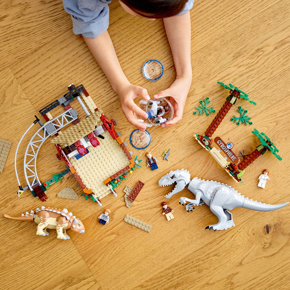 Jurassic world indominus rex lego top