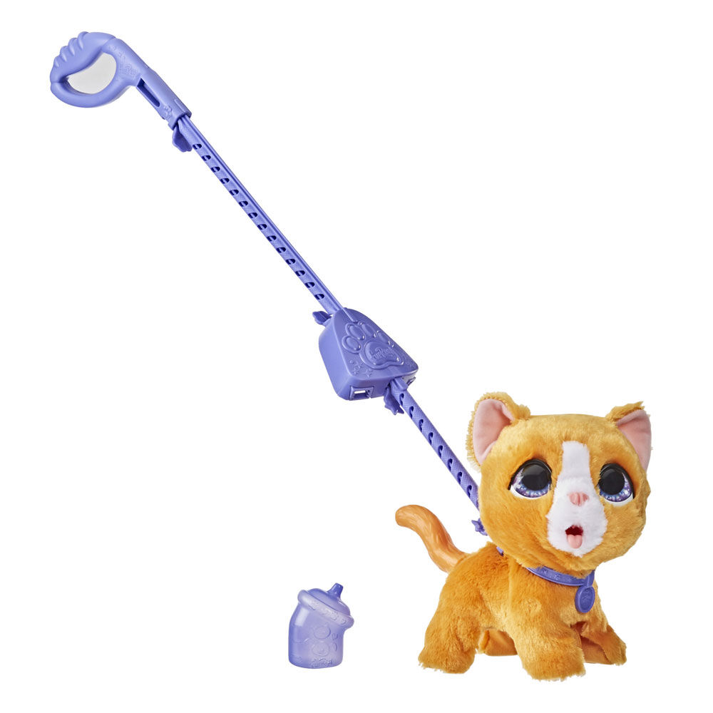 furReal Peealots Big Wags Interactive Pet Toy, Connectible Leash