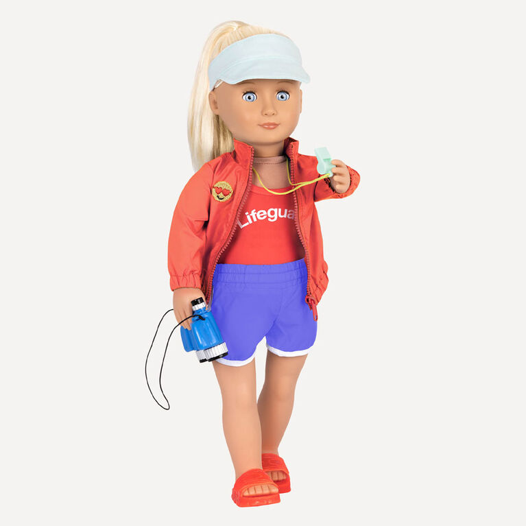 Our Generation, Seabrook, 18-inch Lifeguard Doll - English Edition