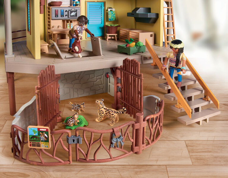 Playmobil - Wiltopia - Centre de recherche avec effet lumineux et boussole