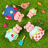 Curlicue Cochons, Li'l Woodzeez, Ensemble de petites figurines de cochons