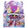 Hatchimals Pixies Riders, Lilac Luna Pixie and Swanling Glider Hatchimal Set with Mystery Feature