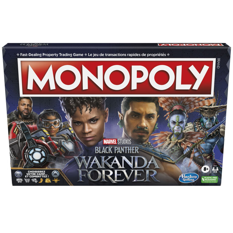 Monopoly: Marvel Studios' Black Panther: Wakanda Forever Edition Board Game