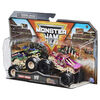 Monster Jam, Official Grave Digger Vs. Calavera Die-Cast Monster Trucks, 1:64 Scale, Kids Toys for Boys Ages 3 and up