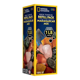 National Geographic Rock Tumbler Refill Pack - Madagascar mix - Édition anglaise