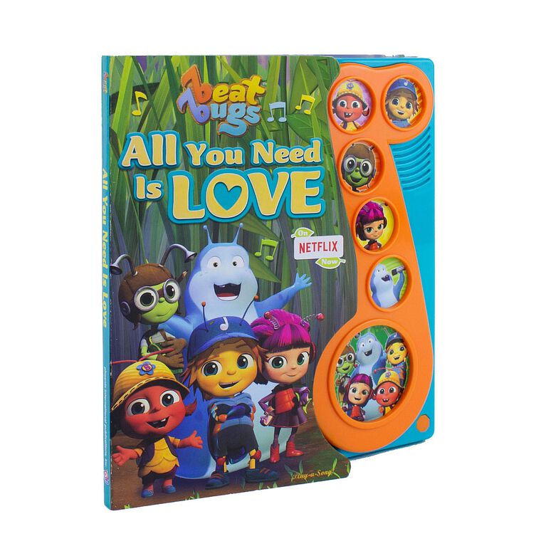 Petite notre de musique de Beat Bugs : Tout ce que vous avez besoin est amour.