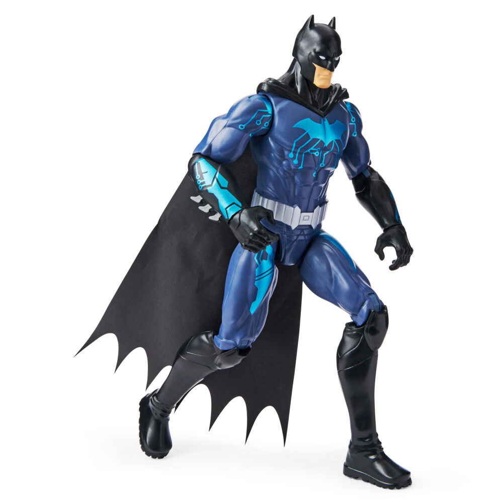 Batman 12-inch Bat-Tech Batman Action Figure (Black/Blue Suit