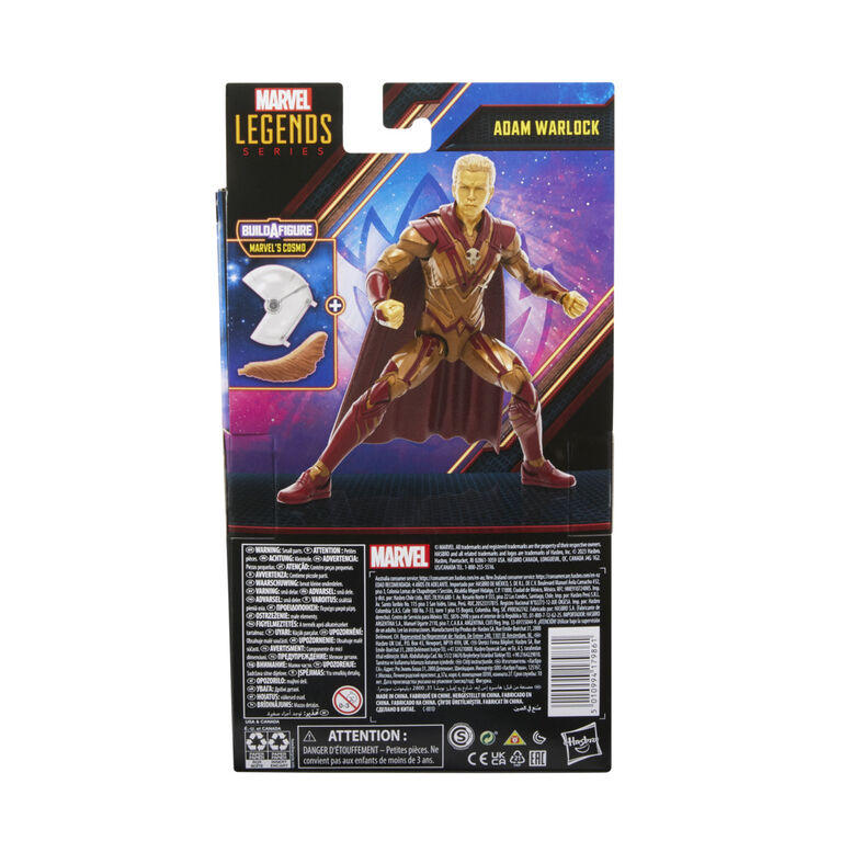 Marvel Legends Series Adam Warlock, Guardians of the Galaxy Vol. 3 6-Inch Collectible Action Figures