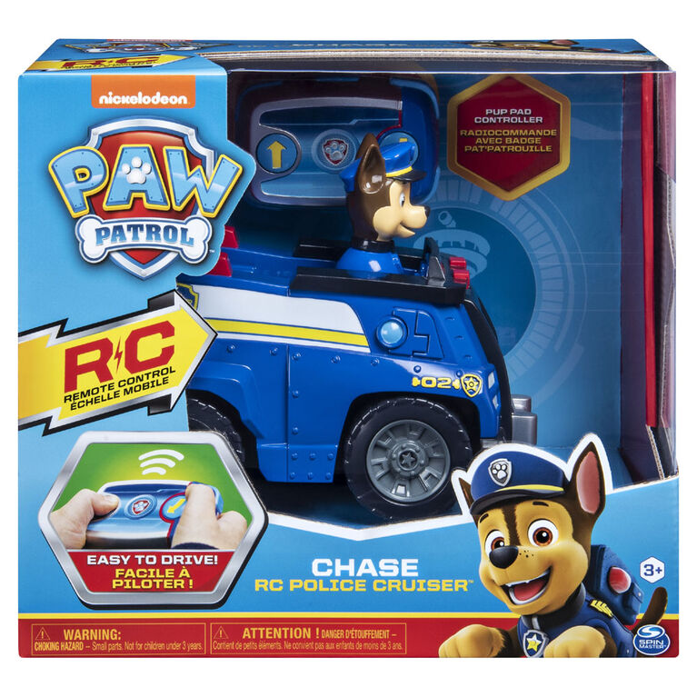 at opfinde Lavet af ungdomskriminalitet PAW Patrol, Chase Remote Control Police Cruiser with 2-Way Steering | Toys  R Us Canada