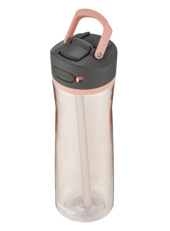 Contigo Ashland 2.0 Water Bottle with AUTOSPOUT Lid, Pink Lemonade, 24 oz