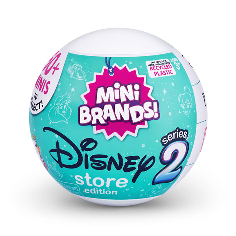 Zuru 5 Surprise Mini Brands Disney Store Series 2 Capsule (Styles May Vary)