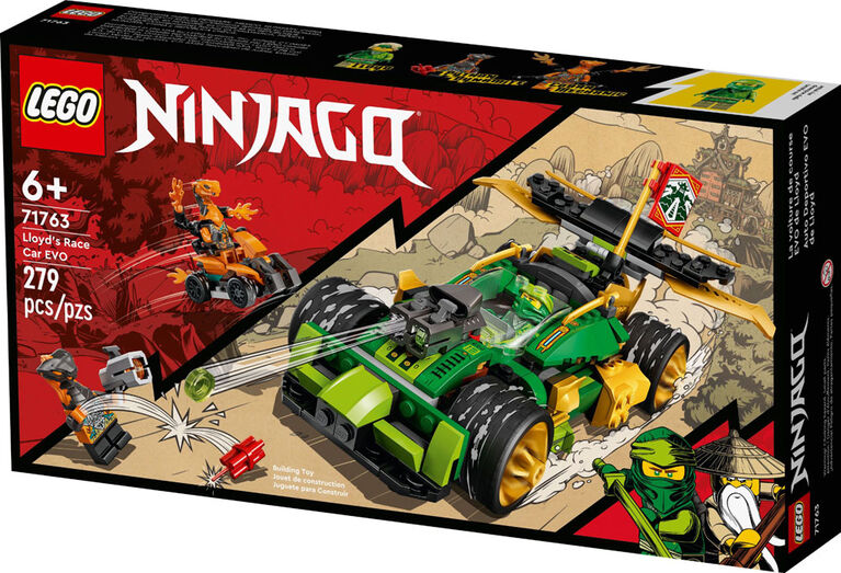 LEGO NINJAGO Lloyd's Race Car EVO 71763 Building Kit (279 Pieces)