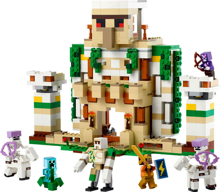 LEGO Minecraft La forteresse du Golem de fer 21250 ; Jeu de construction (868 pièces)