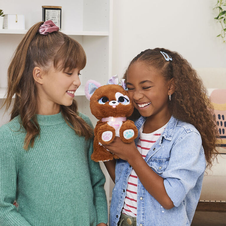 Present Pets Glitter Surprise Interactive Plush Pet Toy One Pet Per Purchase Toys R Us Canada