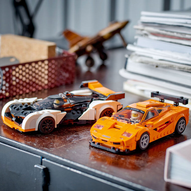 LEGO Speed Champions McLaren Solus GT et McLaren F1 LM 76918 Ensemble de jeu de construction (581 pièces)
