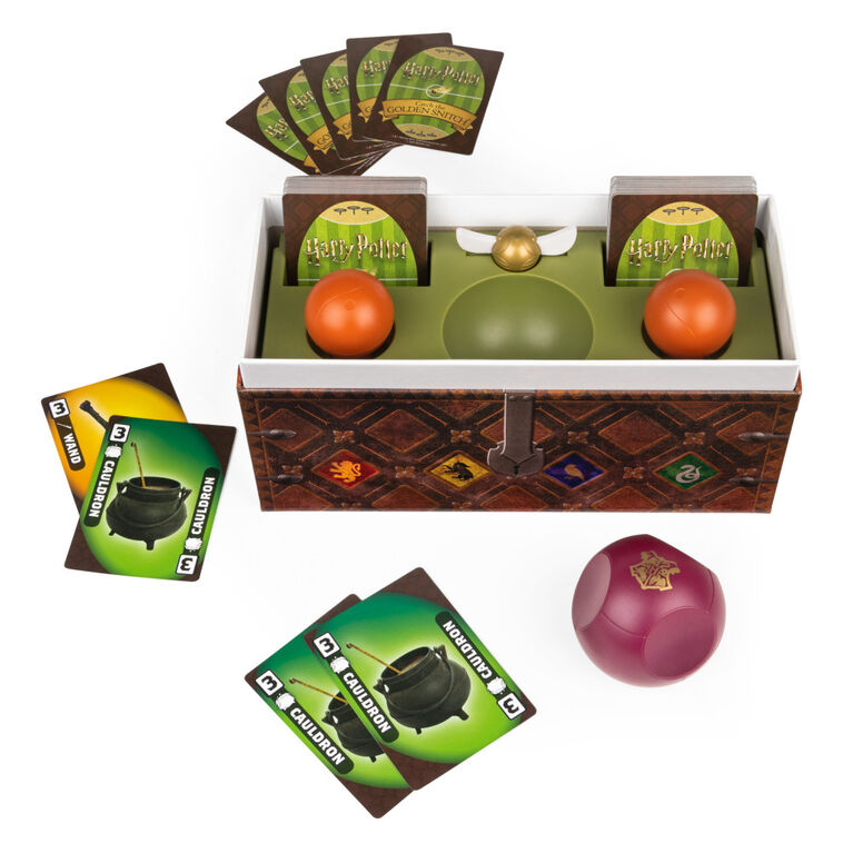 Harry Potter Catch The Golden Snitch, A Quidditch Board Game for Witches, Wizards and Muggles