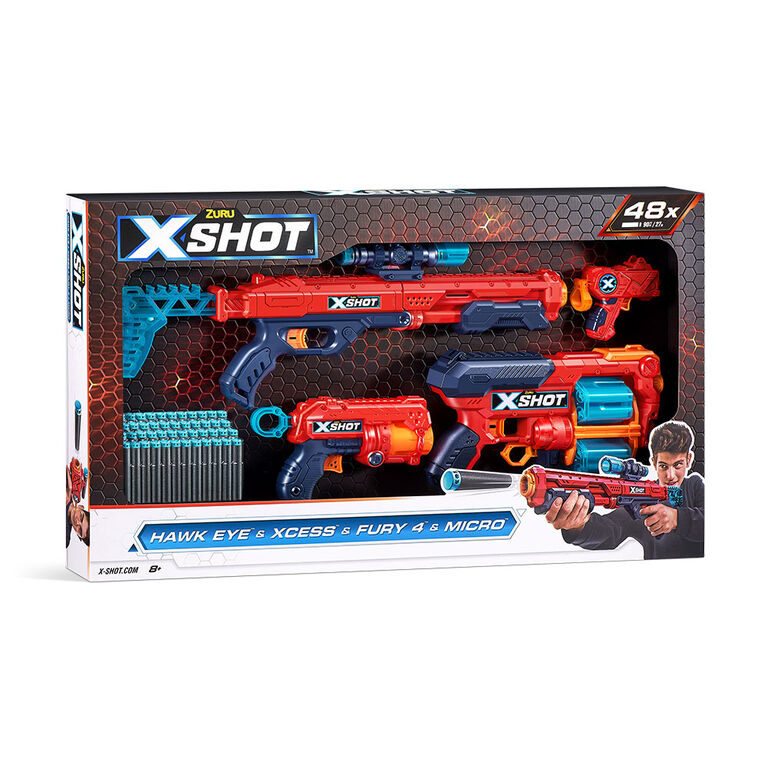 Pistolet à fléchettes Zuru X-Shot Fury 4