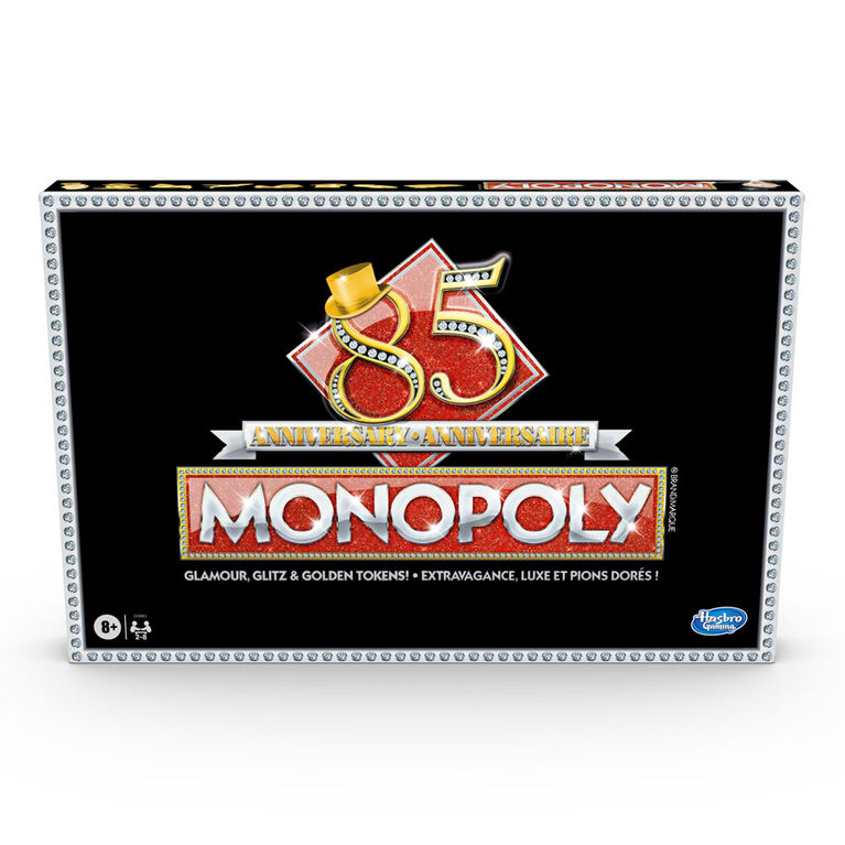 Jeu Monopoly : édition 85e anniversaire