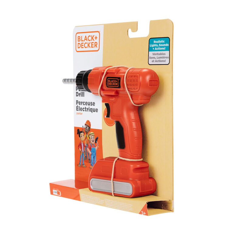 Black & Decker Jr POWER DRILL - Electronic Toy + Lights Sounds & Action  🌟NEW🌟