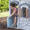 Maisonnette à deux étages et glissoire Enchanting Adventures 2-Story Playhouse and Slide de Step2 - Gris