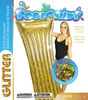 72" Glitter Pool Raft with Pillow - Gold