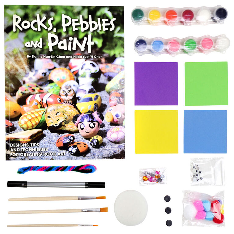 JOYEZA Deluxe Rock Painting Kit, Arts and Crafts for Girls Boys