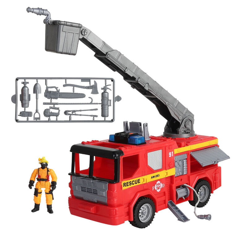 Ensemble de jeu Rescue Force - Camion de pompiers