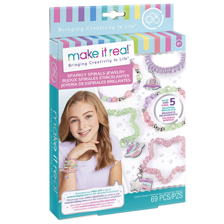 Make It Real Bracelets En Spirale Scintillante