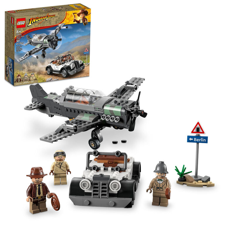 LEGO Indiana Jones La poursuite en avion de chasse 77012 Ensemble de jeu de construction (387 pièces)