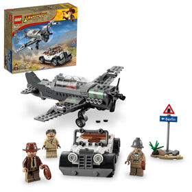 LEGO Indiana Jones Fighter Plane Chase 77012 Building Toy Set (387 Pieces)