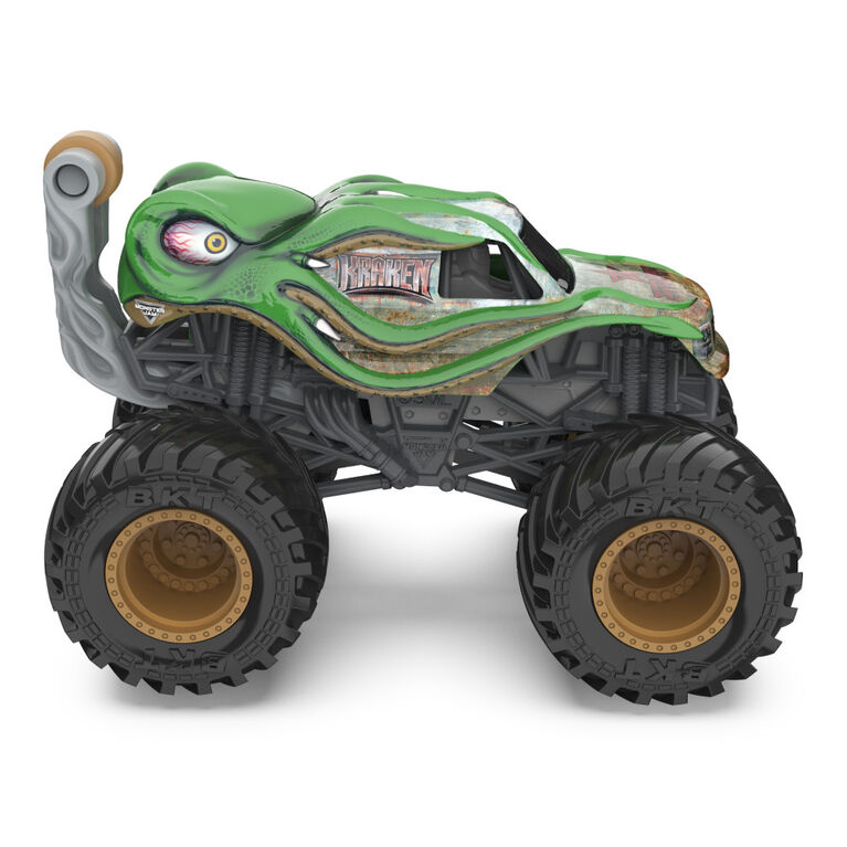 Monster Jam, Official Kraken Monster Truck, Die-Cast Vehicle, Arena Favorites Series, 1:64 Scale