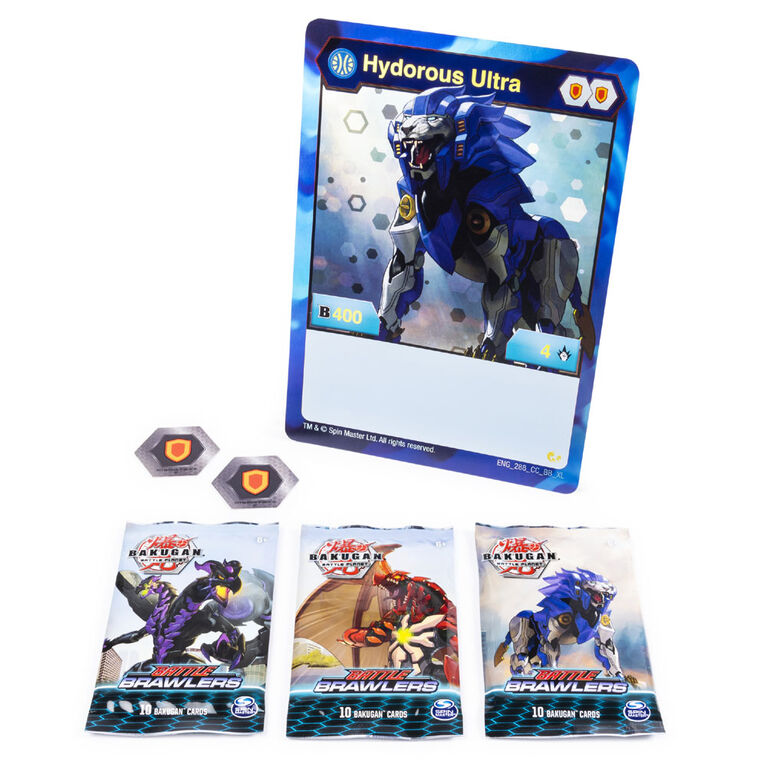 Bakugan, Deluxe Battle Brawlers Card Collection with Jumbo Foil Hydorous Ultra Card