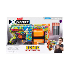 XSHOT Skins Dread Blaster - Hyper Spike Skin (12 Darts) by ZURU