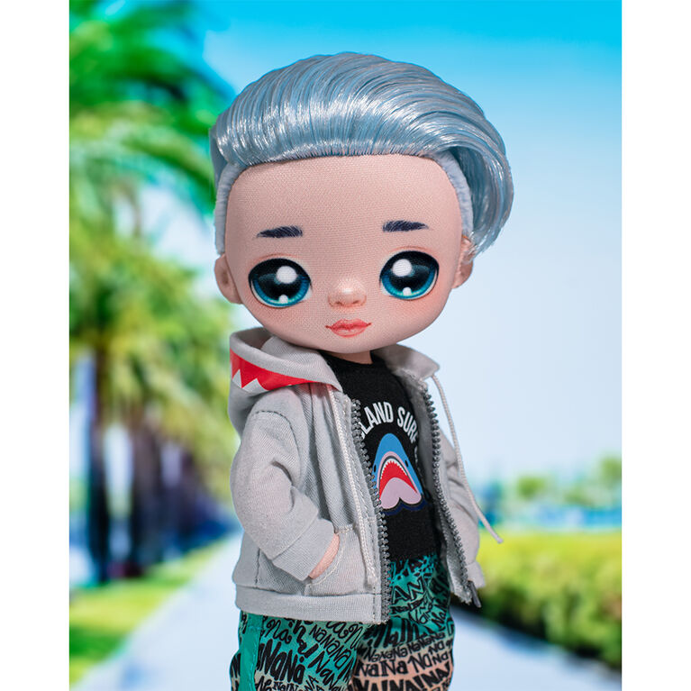 Na! Na! Na! Surprise Teens Fashion Doll - Quinn Nash, 11" Soft Fabric Boy Doll, Shark Inspired