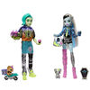 Monster High Coffret de 2poupées Deuce Gorgon et Frankie Stein