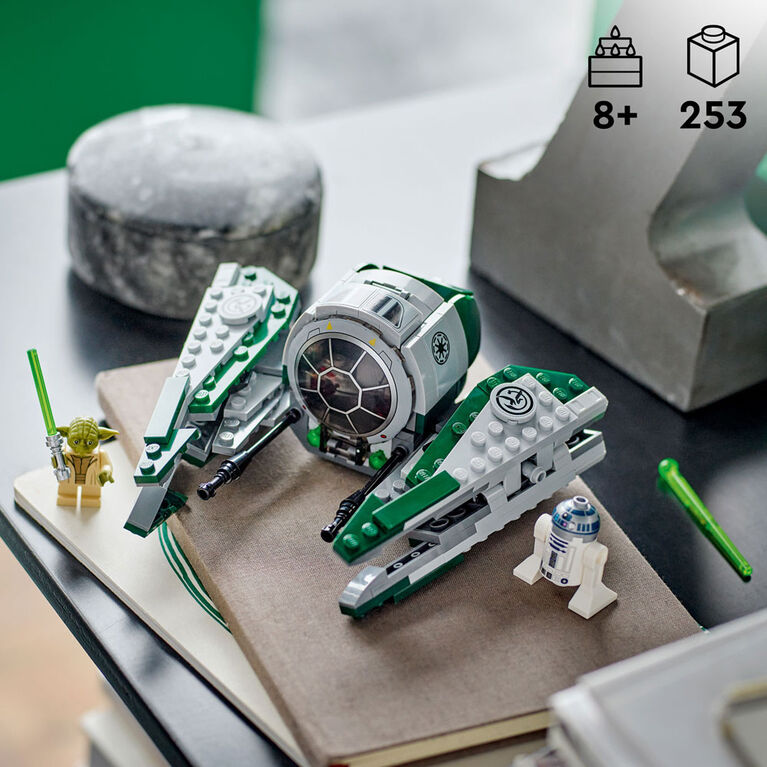 LEGO Star Wars Yoda's Jedi Starfighter 75360 Building Toy Set (253 Pieces)