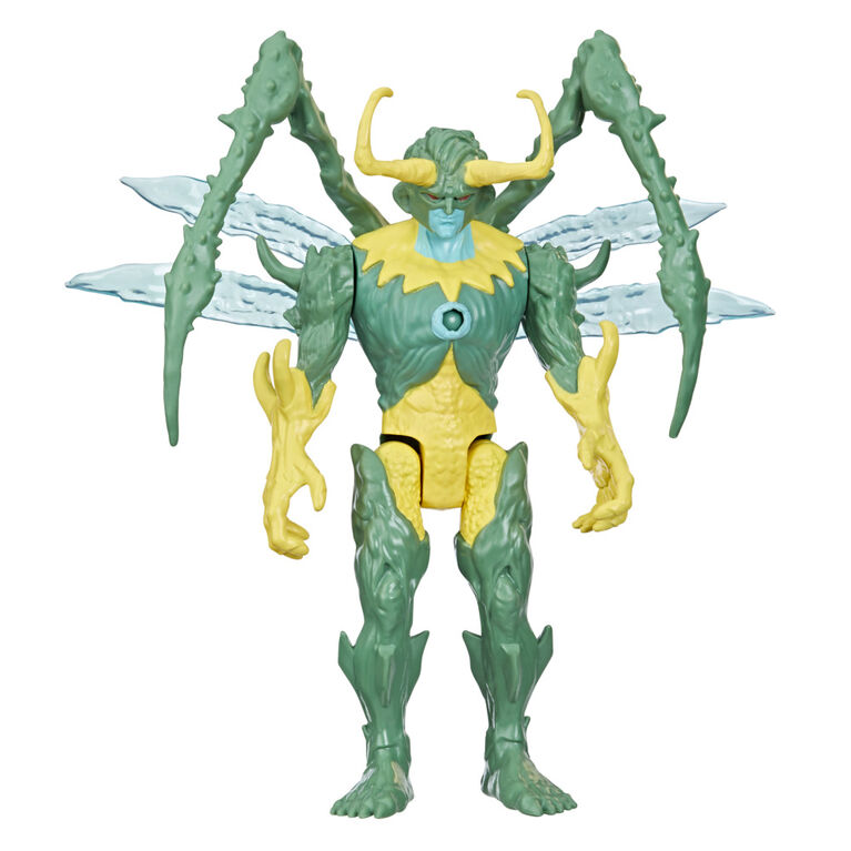Marvel Avengers Mech Strike Monster Hunters, figurine deluxe Loki de 15 cm avec ailes mobiles