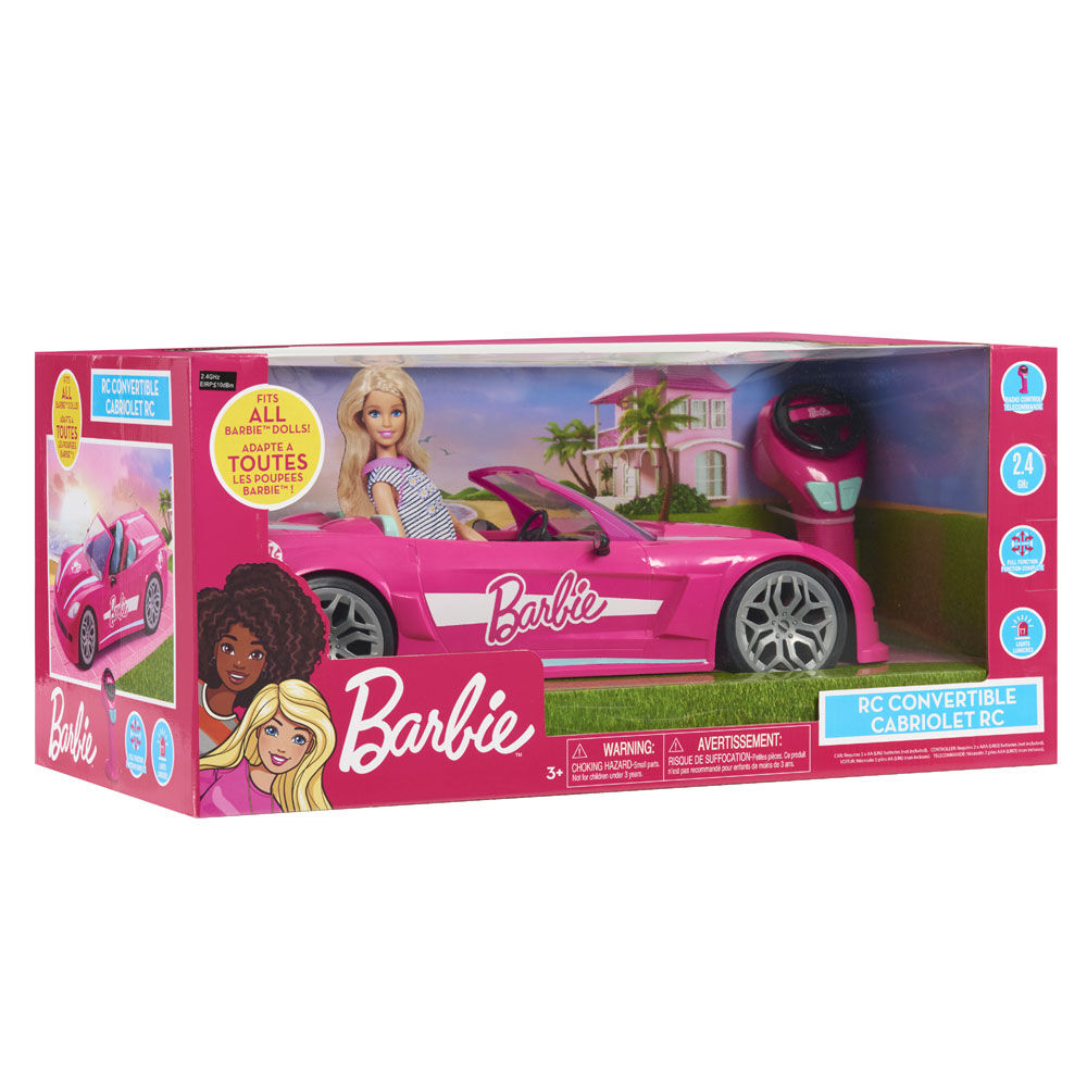 barbie in convertible