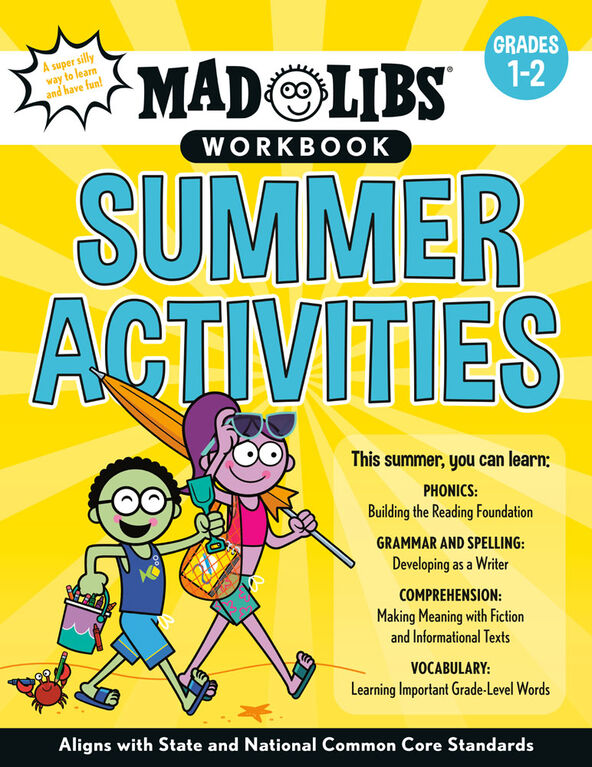 Mad Libs Workbook: Summer Activities - Édition anglaise