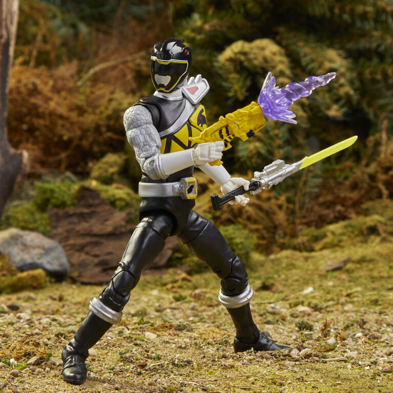 Power Rangers Lightning Collection 6-Inch Dino Charge Black Ranger Premium Collectible - R Exclusive