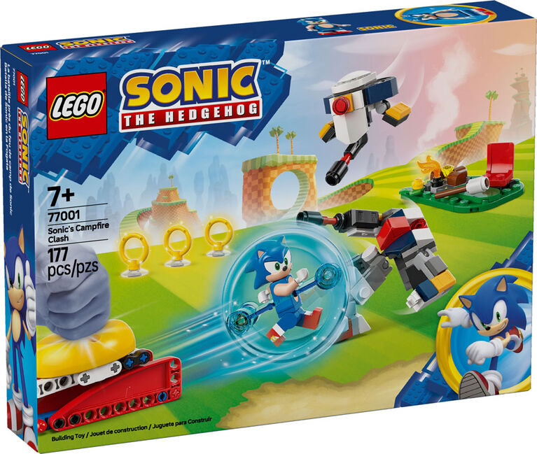 LEGO Sonic the Hedgehog: Sonic's Campfire Clash - Building Toy for Kids - Pretend Play Set - 77001