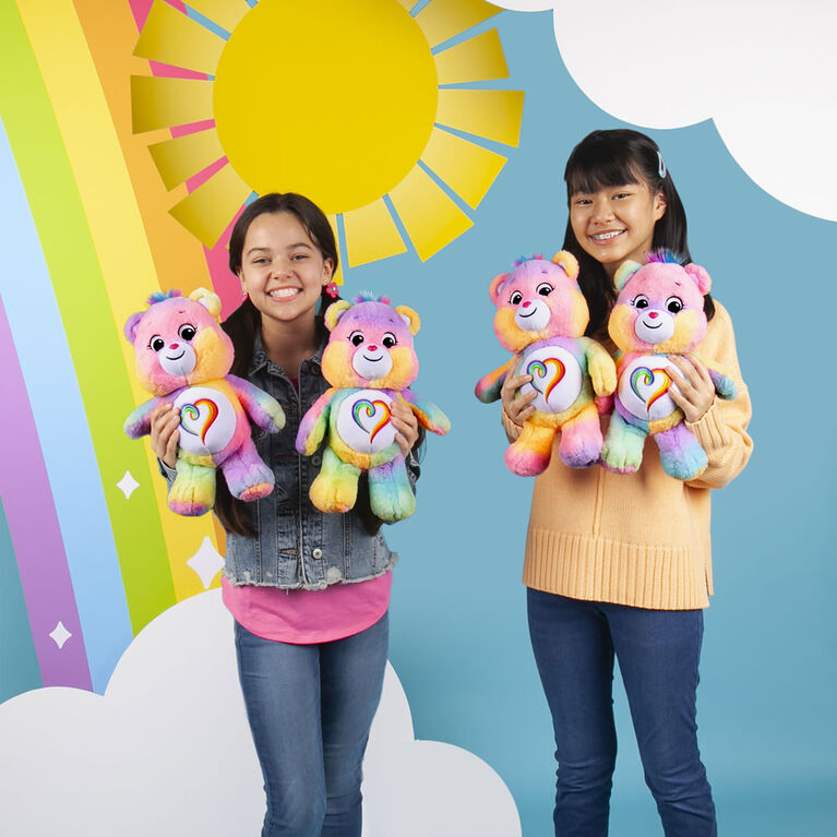 Peluche ours ensemble Care Bears - Il n'y en a pas deux pareils!