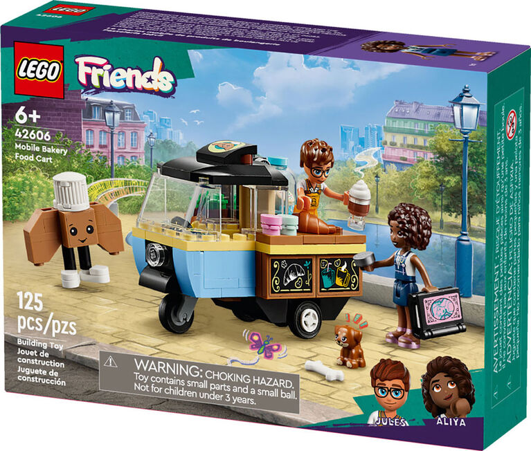 Jouet LEGO Friends Le chariot mobile de produits de boulangerie 42606
